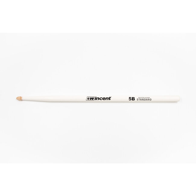 Wincent - W5BCW - White 5B Hickory Acorn Tip Drumsticks