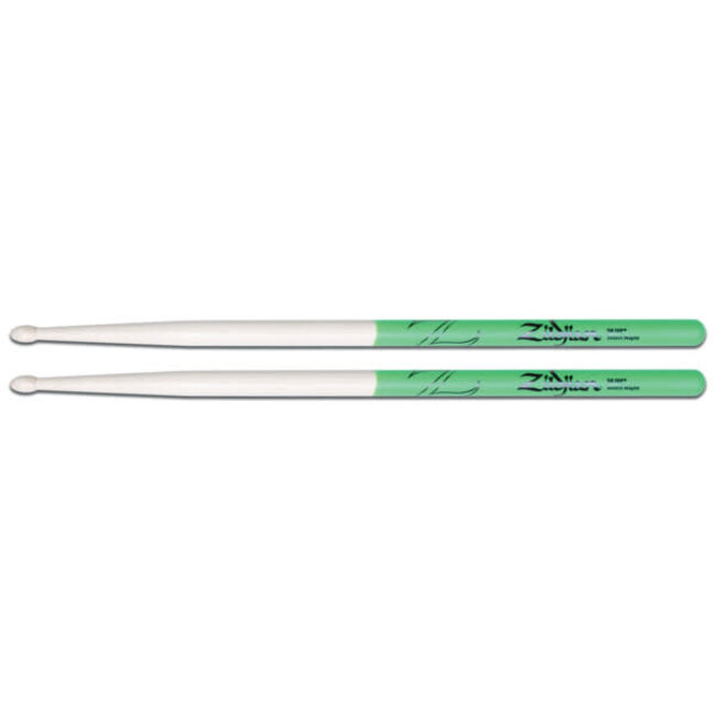 Zildjian - Z5BMDG - 5B Maple Green DIP Drumsticks