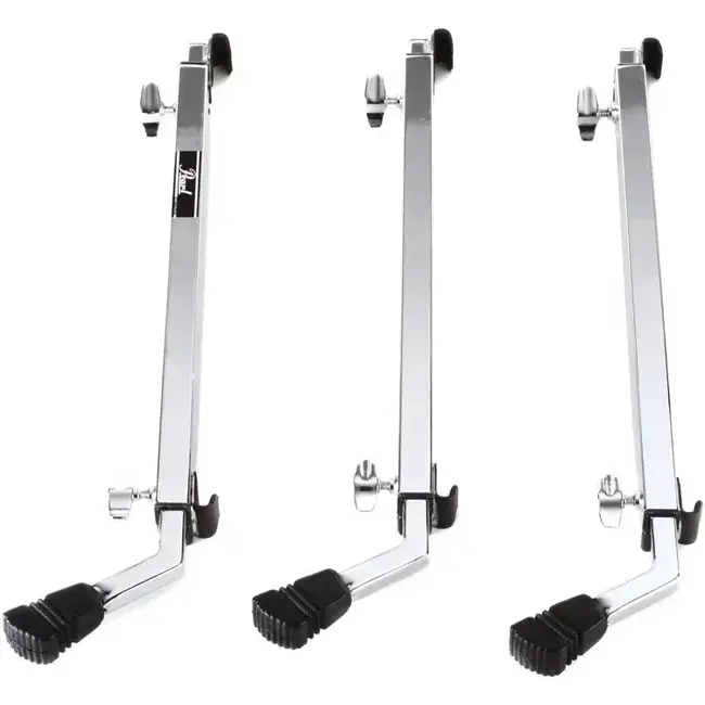 Pearl - PMBDL3/C - Mult-Fit Bass Legs Chrome, Set Of 3