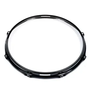 S-HOOP S-Hoops - SH148SBB - 14" 8 Hole Black PC/Steel S-Hoop Snare Bottom