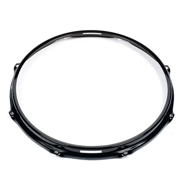 S-Hoops - SH148B-BLK - 14" 8 Hole Black PC/Steel S-Hoop Snare Bottom