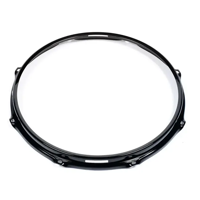 S-Hoops - SH148SBB - 14" 8 Hole Black PC/Steel S-Hoop Snare Bottom