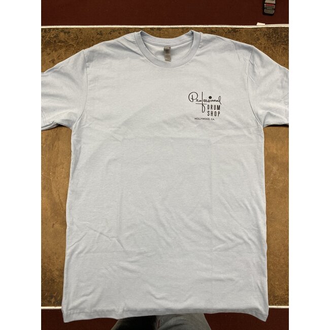 Professional Drum Shop - Groove of the Day T-Shirt - "Stone Wash Denim" - Small