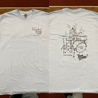 Professional Drum Shop Professional Drum Shop - Groove of the Day T-Shirt - "Stone Wash Denim" - Medium