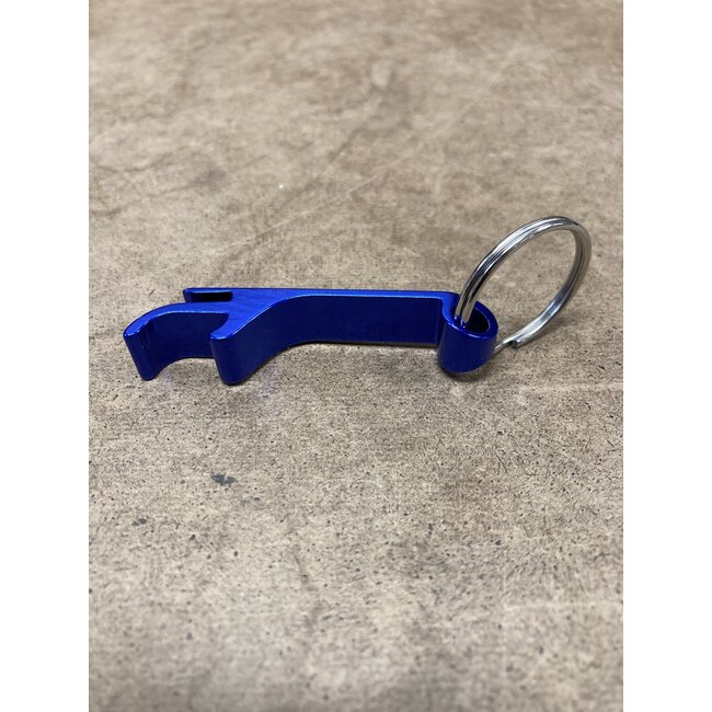 Professional Drum Shop - Key Chain Bottle Opener - Blue