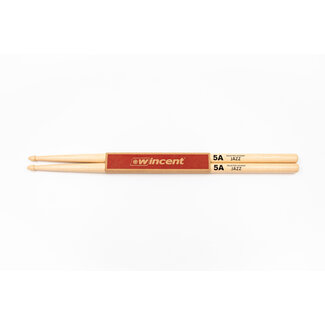 Wincent Wincent - W5AJ - 5A Jazz Taper Hickory Acorn Tip Drumsticks