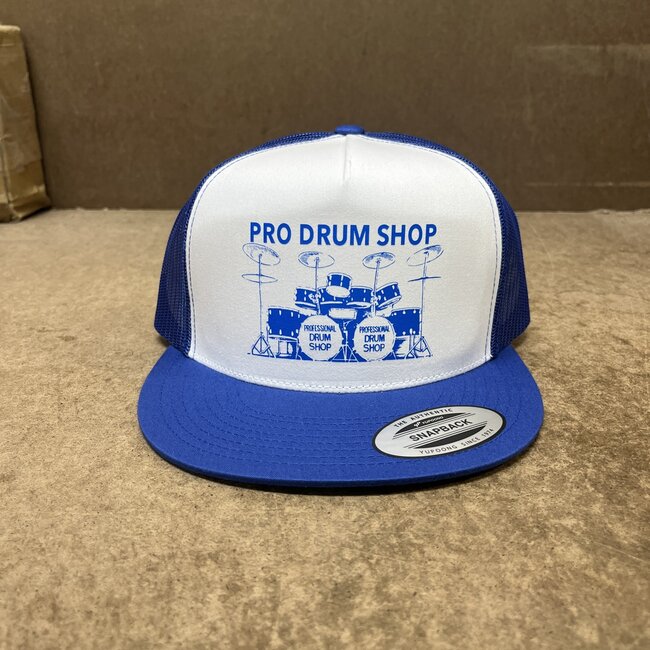 Professional Drum Shop Trucker Hat - Blue