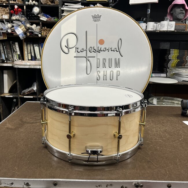 Canopus - M-1465-N-OL - The Maple 6.5x14 Snare Drum - Natural Oil