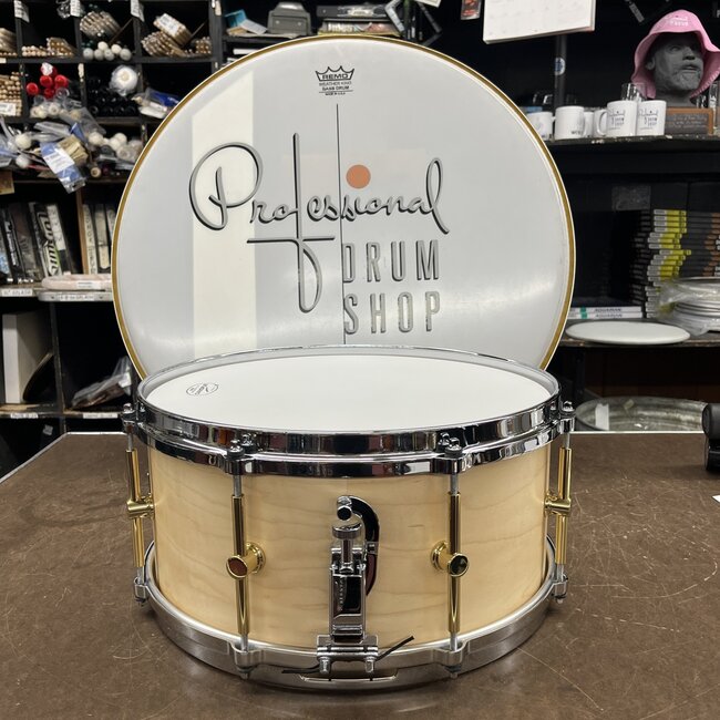 Canopus - M-1465-N-OL - The Maple 6.5x14 Snare Drum - Natural Oil