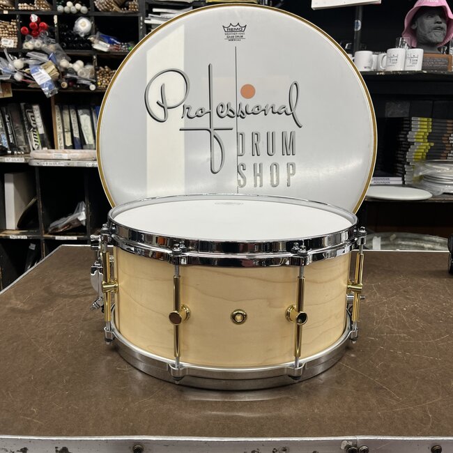 Canopus - M-1465-N-OL - The Maple 6.5x14 Snare Drum - Natural Oil