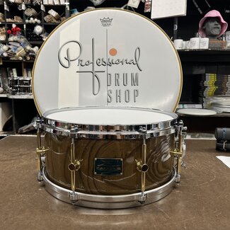 Canopus Canopus - HS-1465 - Zelkova 6.5x14 Snare Drum - Ninja Black Lacquer