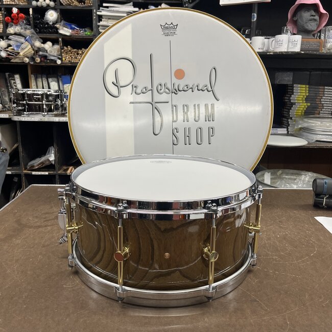 Canopus - HS-1465 - Zelkova 6.5x14 Snare Drum - Ninja Black Lacquer