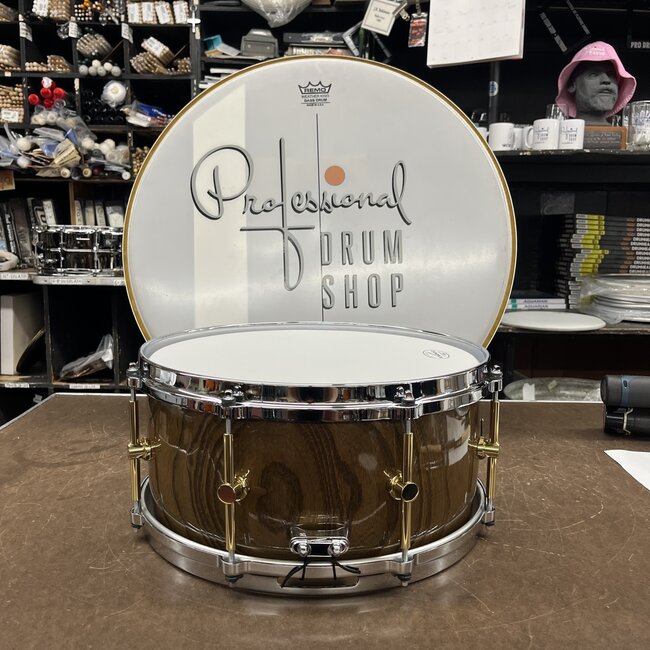 Canopus - HS-1465 - Zelkova 6.5x14 Snare Drum - Ninja Black Lacquer