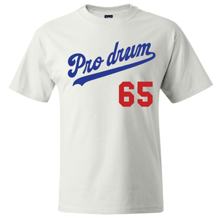 Professional Drum Shop Professional Drum Shop WHITE "Dodgers" Anniversary Baseball Jersey - 2XL