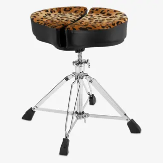 Ahead Ahead - SPG-LEP - 18" Spinal G Saddle Leopard Cloth Top/Black Sides, 4 Leg Base
