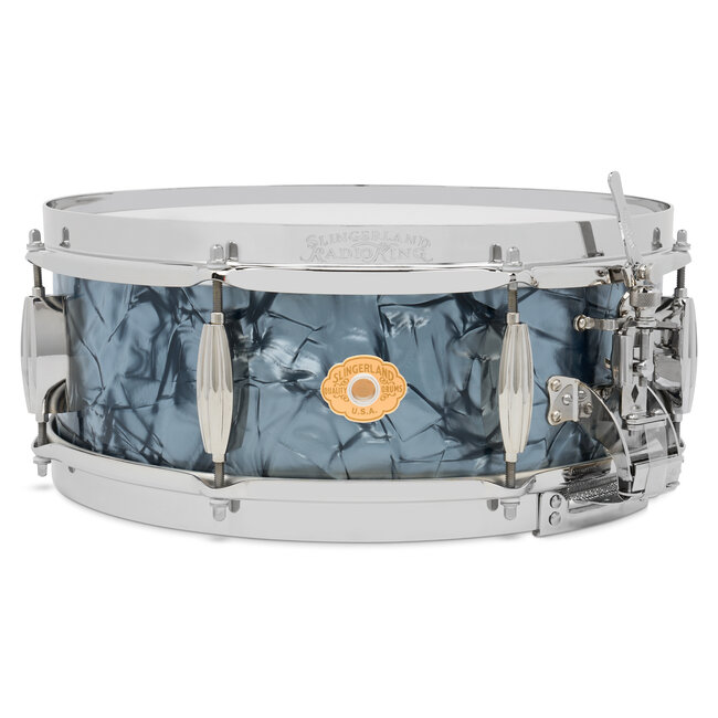 Slingerland - SLFP0514SMK069-LTD - Limited Edition Radio King Snare Drum, 5 x 14", Black Diamond Pearl