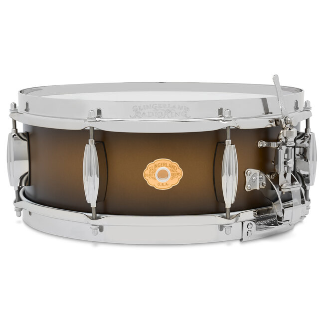 Slingerland - SLLS0514SMK372-LTD - Limited Edition Radio King Snare Drum, 5 x 14", Black & Gold Lacquer