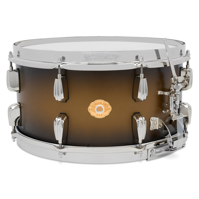 Slingerland - SLLS0714SMK372-LTD - Limited Edition Radio King Snare Drum, 7 x 14", Black & Gold Lacquer