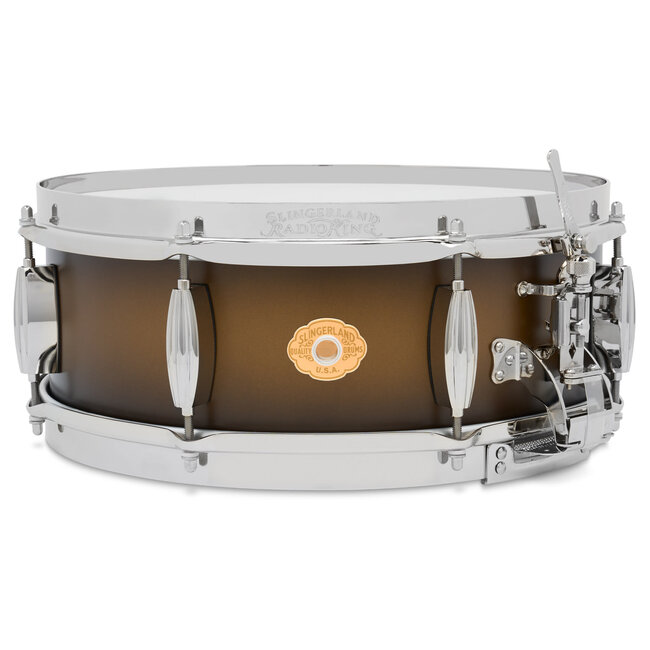 Slingerland - SLLS0514SMK372-LTD - Limited Edition Radio King Snare Drum, 5 x 14", Black & Gold Lacquer