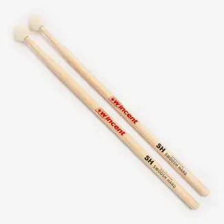 Wincent Wincent - W-SH - Swoosh Hard Cymbal Mallet Pair - 35mm Hard Felt Ball with 5A Hickory Handle