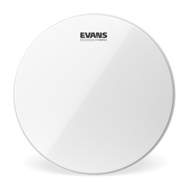Evans - SB14MHW - Hybrid White Marching Snare Drum Head, 14"