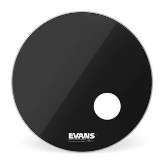 Evans Evans - BD18RB - EQ3 Resonant Black Bass Drum Head, 18"