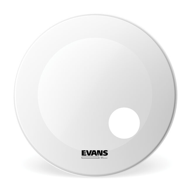 Evans - BD18RGCW - EQ3 Resonant Coated White Bass Drum Head, 18"