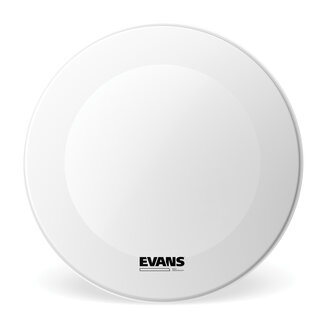 Evans Evans - BD18RGCW-NP - EQ3 Resonant Coated White Bass Drum Head, No Port, 18"