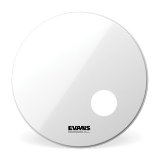 Evans Evans - BD18RSW - EQ3 Resonant Smooth White Bass Drum Head, 18"