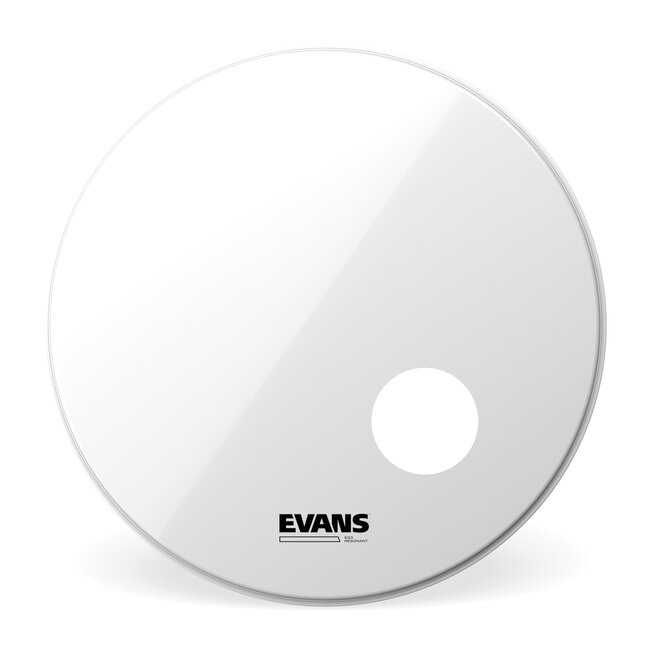 Evans - BD18RSW - EQ3 Resonant Smooth White Bass Drum Head, 18"