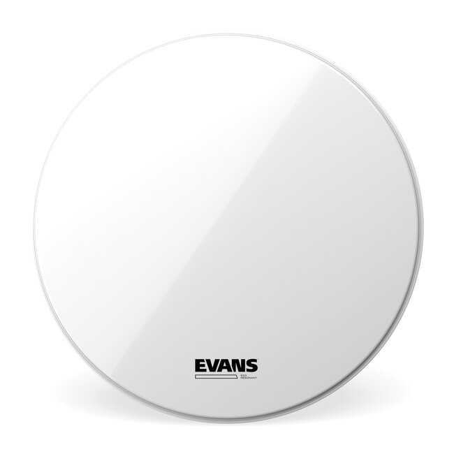 Evans - BD18RSW-NP - EQ3 Resonant Smooth White Bass Drum Head, No Port, 18"