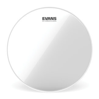 Evans Evans - TT12CC - Corps Clear Marching Tenor Drum Head, 12 Inch