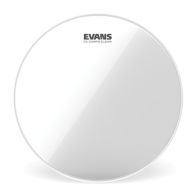 Evans - TT12CC - Corps Clear Marching Tenor Drum Head, 12 Inch