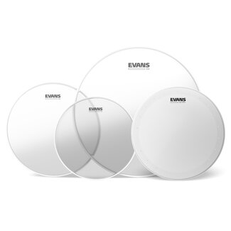 Evans Evans - EPP-G2HDD-R - G2 Clear Rock Pack (10", 12", 16") with 14" HD Dry Snare Batter