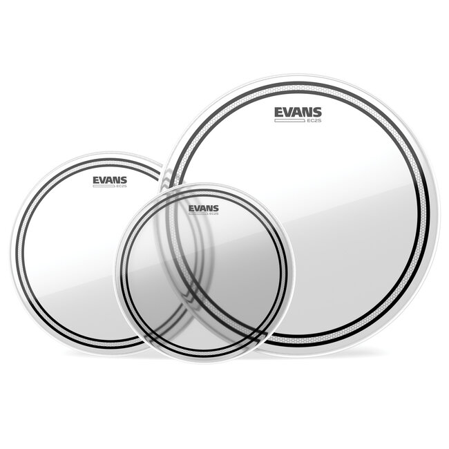 Evans - ETP-EC2SCLR-S - EC2 Tompack, Clear, Standard (12", 13", 16")