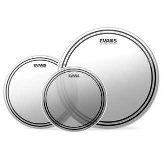 Evans Evans - ETP-EC2SCTD-R - EC2 Tompack, Coated, Rock (10", 12", 16")