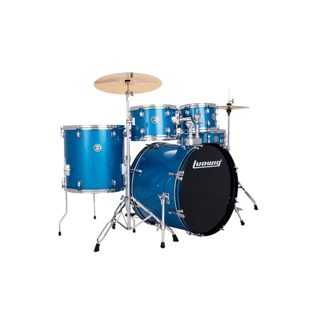 Ludwig - LC19019 - Accent Fuse 5pc Blue Sparkle