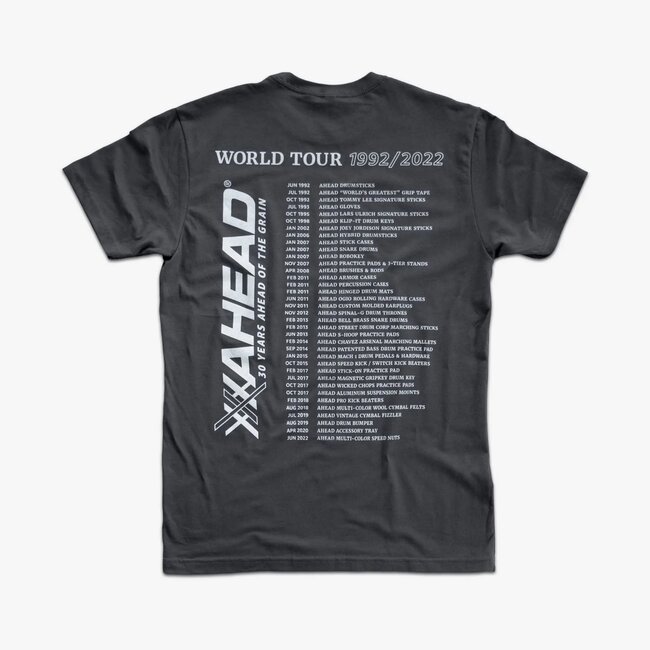 Ahead - ATS30-XL - AHEAD 30th Anniversary Short Sleeve T-Shirt - Extra Large
