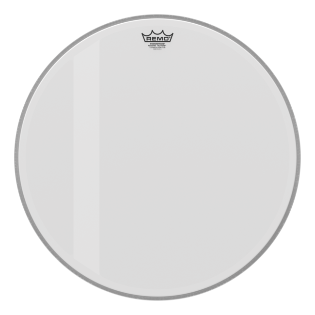 Remo - P3-1124-00-FLT - Bass Drum, Powerstroke 3, Coated, Felt Tone, 24" Diameter