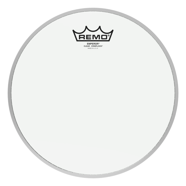 Remo - BE-0312-MP- - Batter, Crimplock, Emperor, Clear, 12" Diameter
