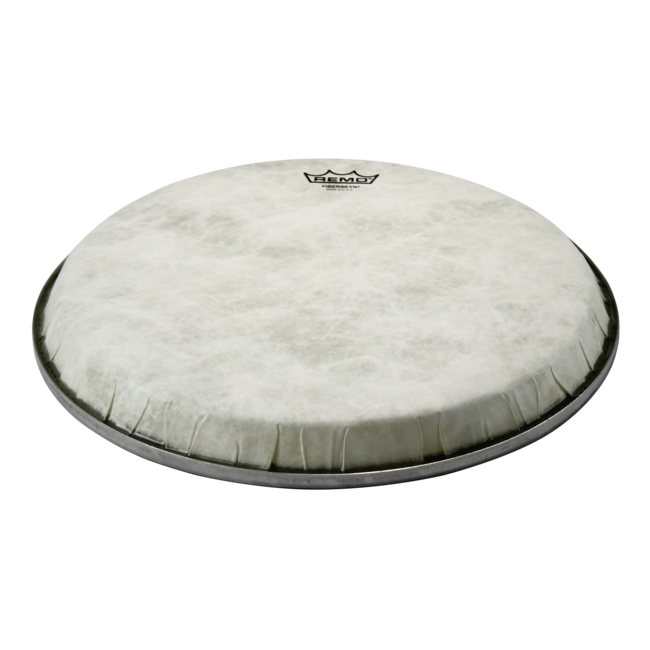 Remo - M5-1250-SD-0002 - Djembe Drumhead, R Series, 12.50" X 7/8", Skyndeep, Wide Hoop, Black Fiberskyn