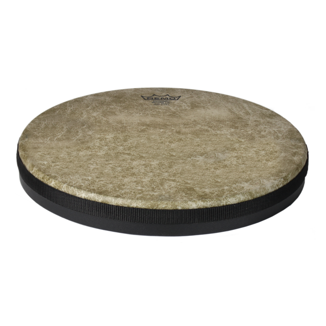 Remo - RL-1513-71-SD099 - Drumhead, Rhythm Lid, 13" X 1.5", Beige Skyndeep Fiberskyn, 15-Mil, Clear Dot