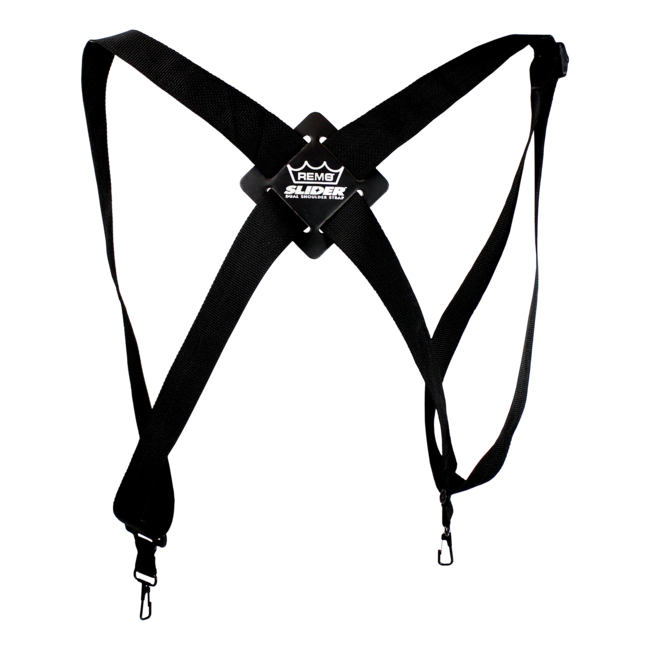 Remo - 18-5045-70- - Dual Slider Percussion Strap, 130" Length (Long), Black