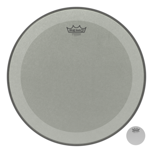 Remo - MM-2011-FA- - Drumhead, Fiberskyn, M3 Type, Fa Film Light, 11" Diameter, 2" Collar (Ashiko)