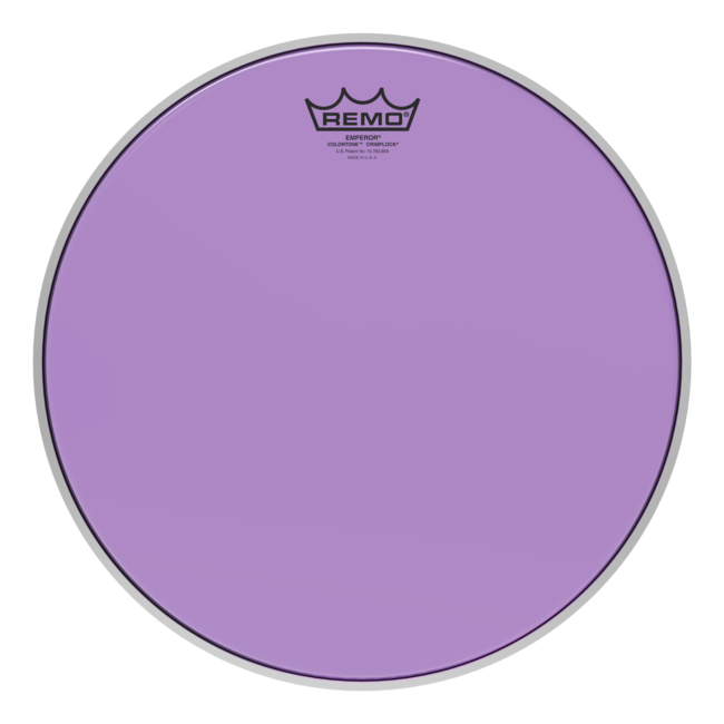 Remo - BE-0314-CT-RDMP - Batter, Emperor, Colortone, Crimplock, 14" Diameter, Red