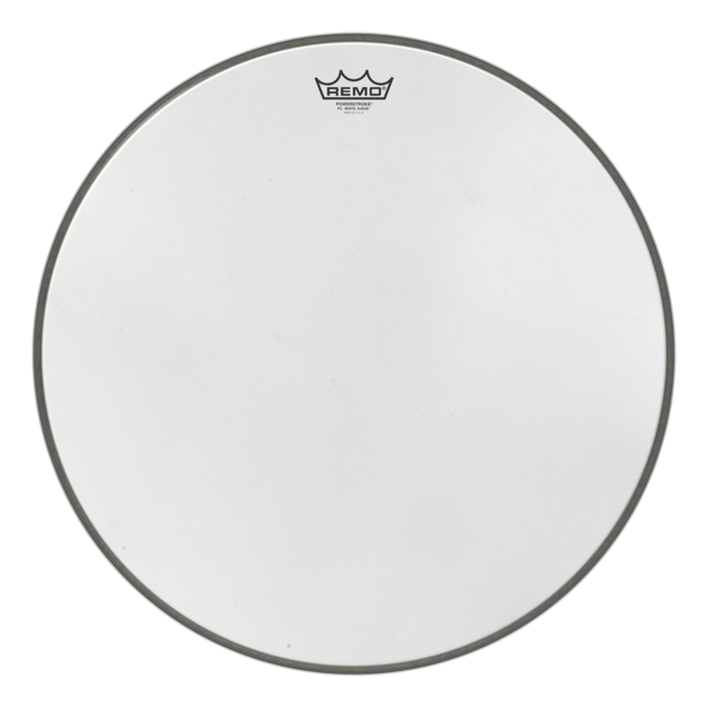 Remo - P3-1822-WS- - Bass Drum, Powerstroke 3, Ambassador, White Suede, 22" Diameter
