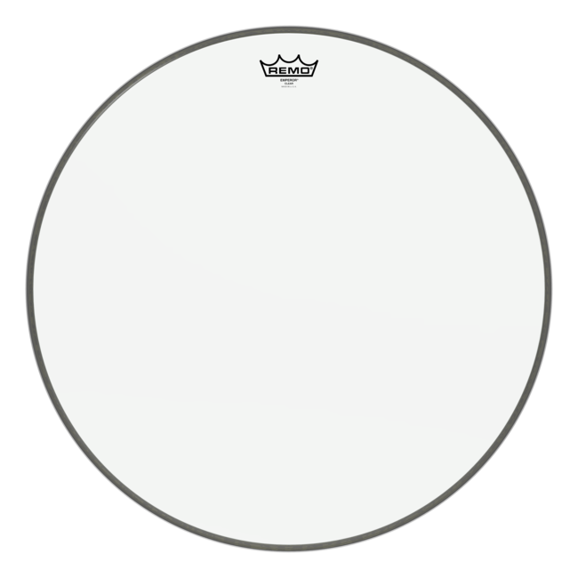 Remo - BB-1324-00- - Bass Drum, Emperor, Clear, 24" Diameter