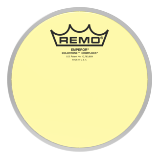 Remo Remo - BE-0308-CT-BUMP - Batter, Emperor, Colortone, Crimplock, 8" Diameter, Blue