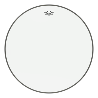 Remo Remo - BR-1324-CH- - Bass Drum, Ambassador, Clear, 24" Diameter, Center Hole