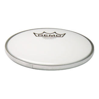 Remo Remo - BA-0806-WS- - **Special Order**, Batter, Ambassador, White Suede, 6" Diameter